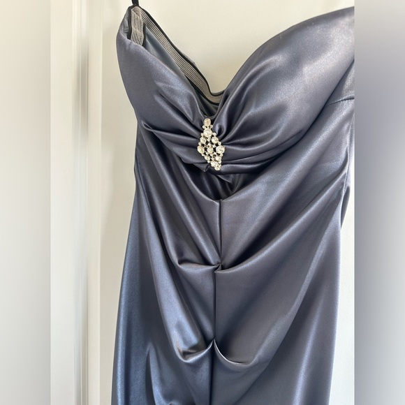 Evening Strapless Dress - Picture 2 of 4
